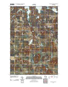 Poquettes Lake 2010 topographic map thumbnail