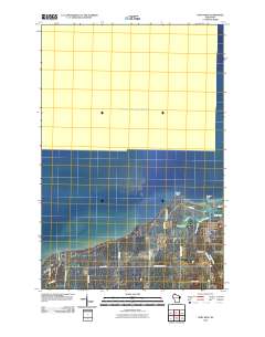 Port Wing 2010 topographic map thumbnail