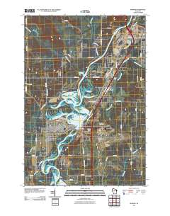 Mosinee 2010 topographic map thumbnail