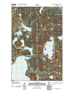 Height of Land Lake 2010 topographic map thumbnail