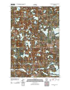 Heilberger Lake 2010 topographic map thumbnail