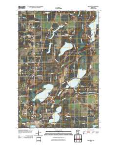 Menahga 2010 topographic map thumbnail