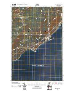 Knife River 2010 topographic map thumbnail