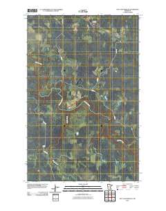 Nett Lake River SE 2010 topographic map thumbnail
