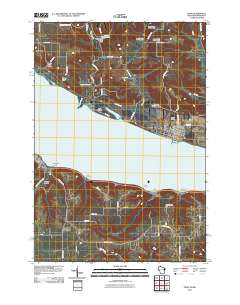 Pepin 2010 topographic map thumbnail