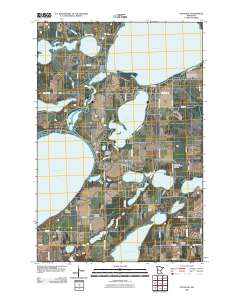 Ottertail 2010 topographic map thumbnail