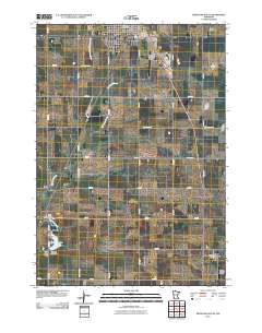 Pipestone South 2010 topographic map thumbnail
