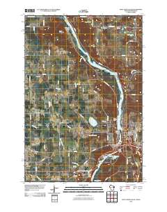 Saint Croix Dalles 2010 topographic map thumbnail