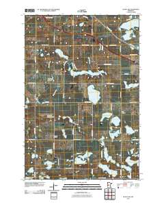 Quam Lake 2010 topographic map thumbnail