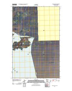 Oak Island 2011 topographic map thumbnail