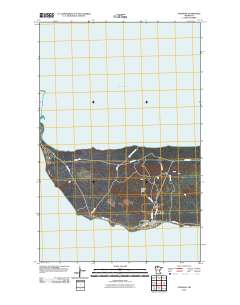 Ponemah 2010 topographic map thumbnail