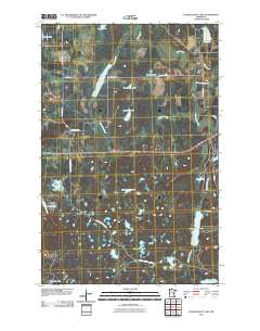 Schoolcraft Lake 2010 topographic map thumbnail