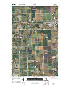 Roseau 2010 topographic map thumbnail