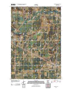 Verndale 2010 topographic map thumbnail