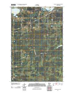 Wahkon South 2010 topographic map thumbnail