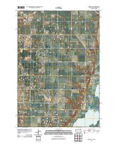 Rosholt 2010 topographic map thumbnail