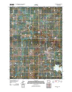Lake Mills 2010 topographic map thumbnail