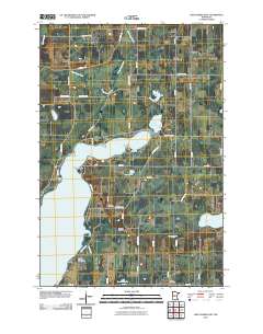 Lake Osakis East 2010 topographic map thumbnail