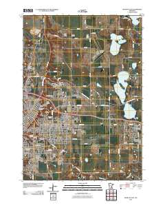 Mankato East 2010 topographic map thumbnail