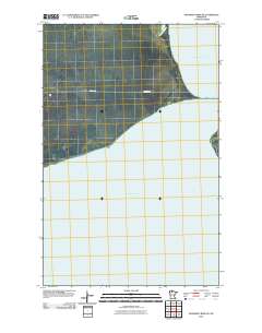 Manomin Creek SE 2010 topographic map thumbnail