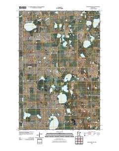 Mahnomen NE 2010 topographic map thumbnail