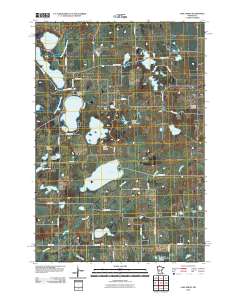Lake Simon 2010 topographic map thumbnail