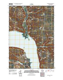 Maiden Rock 2010 topographic map thumbnail