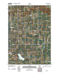 Hanska 2010 topographic map thumbnail
