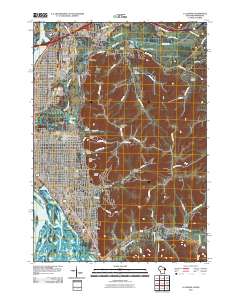 La Crosse 2010 topographic map thumbnail