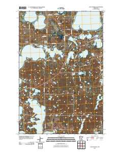 Lake Franklin 2010 topographic map thumbnail