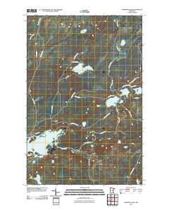 Thompson Lake 2010 topographic map thumbnail