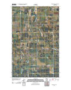 Warroad SE 2010 topographic map thumbnail
