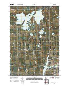 Hutchinson West 2010 topographic map thumbnail