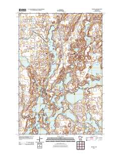 Nisswa 2011 topographic map thumbnail
