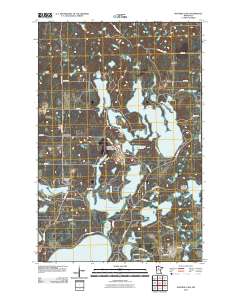 Mantrap Lake 2010 topographic map thumbnail