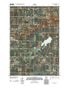 Wood Lake 2010 topographic map thumbnail