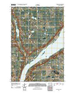 Peever NE 2010 topographic map thumbnail