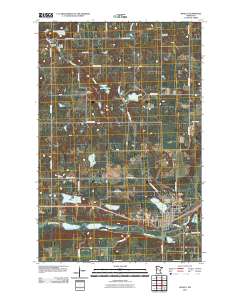 Bagley 2010 topographic map thumbnail
