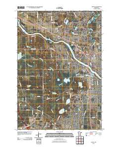 Anoka 2010 topographic map thumbnail