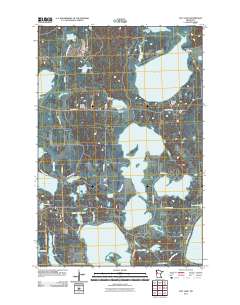 Flat Lake 2011 topographic map thumbnail