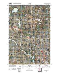 Coon Rapids 2010 topographic map thumbnail