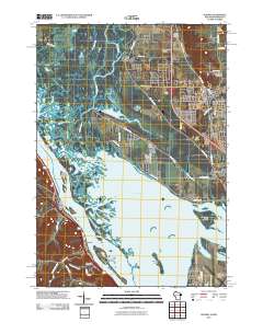 Holmen 2010 topographic map thumbnail