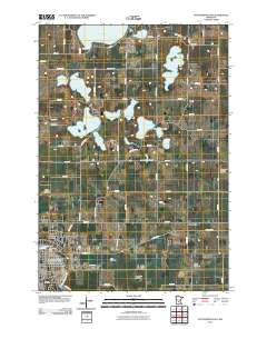 Hutchinson East 2010 topographic map thumbnail