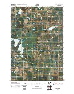 Pierz Lake 2010 topographic map thumbnail