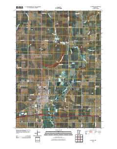 Luverne 2010 topographic map thumbnail