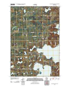 Lake Miltona West 2010 topographic map thumbnail