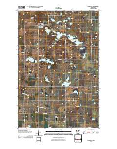 Lake Olaf 2010 topographic map thumbnail