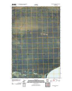 Manomin Creek 2010 topographic map thumbnail