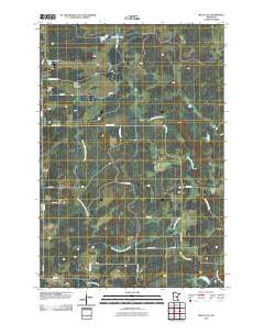 Milaca NE 2010 topographic map thumbnail