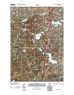 Orchard Lake 2010 topographic map thumbnail